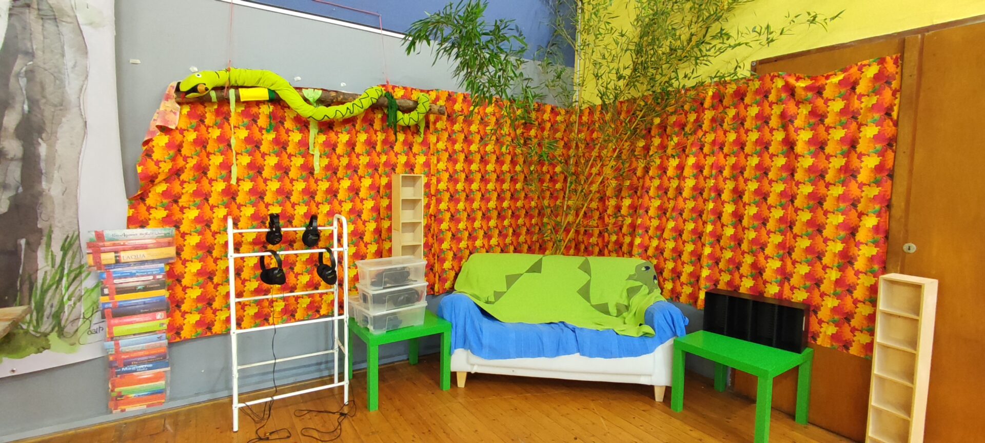 20241108_Kinderbuchmesse_Aufbau_5_Hoerbuchecke