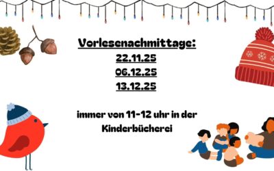 Newsletter #29 | Vorlesenachmittage im Winter